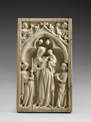 Jungfrau mit Kind in Herrlichkeit, ca. 1325-50
